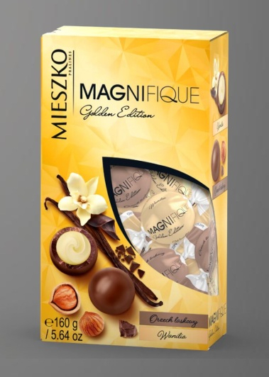 Çikolatalı şekerlemeler Magnific vanilya 160 gr 14 adet/kutu