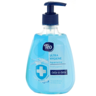 Liquid Soap Theo 400 ml with pump Ultra Hygienic blue