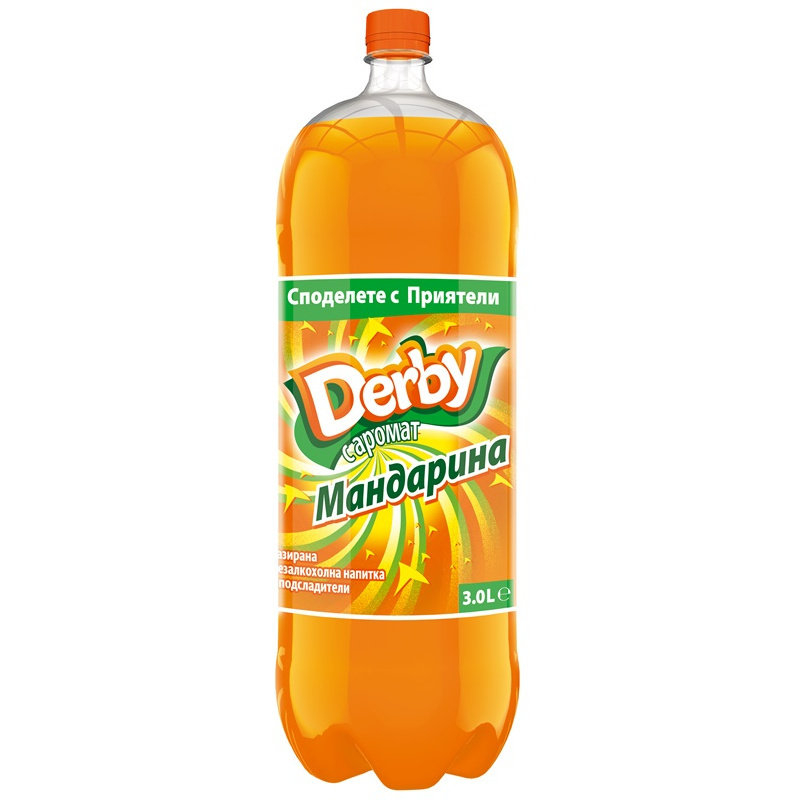 Derby 3 l. Mandarine 4 Stück/Stapel