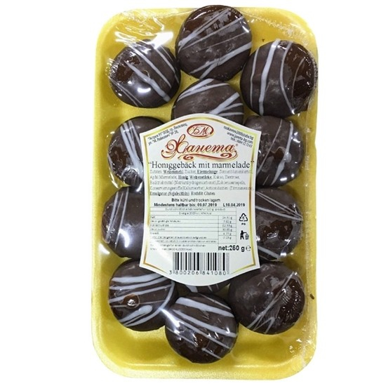 Zhaneta honey with chocolate glaze 0.250 14 pcs