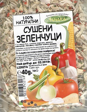 Танака Сушени зеленчуци 40гр 15бр./кут.