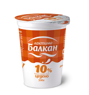 Strained yogurt Balkan 10% 12 pcs/box