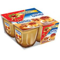 Danone Danet Crème Caramel 4 pieces x 125 g /price for 4 pieces/