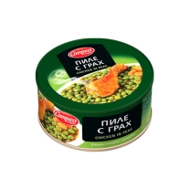 Compass Chicken with peas 400 g. 24 pcs./box