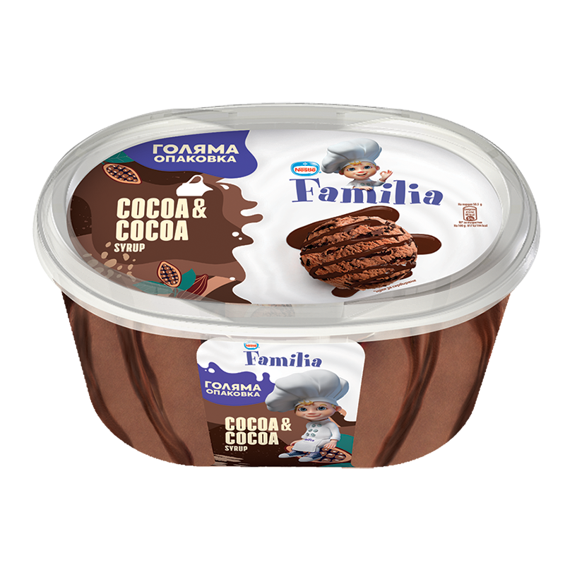 Family Grand Cocoa Cocoa Syrup ice cream 6*505 gr