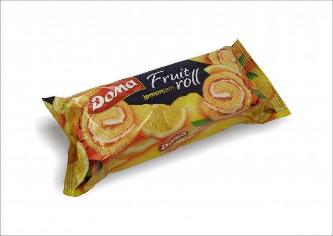 Meyve rulo Doma limon 175g dekorasyon 8 adet/kutu.