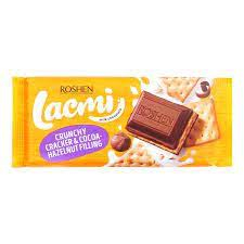 Sh-d Roshen Lakmi Milk hazelnut filling and biscuit 290g/12 pcs./box