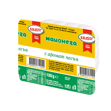 Mayonnaise Krasi mit Knoblauch 100 g 24 Stück/Karton