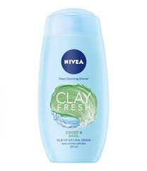 Nivea Shower gel Clay Fresh ginger and basil 250 ml 6 pcs/box