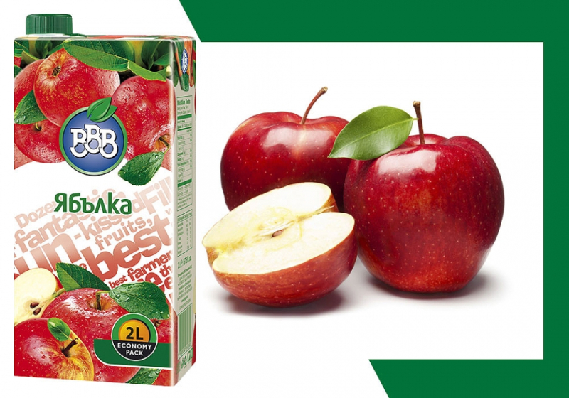 Juice BBB 2 l Apple 6 pcs/stack