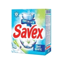 Savex powder 300 g. 2in1 white laundry 22 pcs./stack