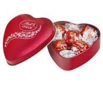 Шоколадные конфеты Lindor Metal Heart 50 г