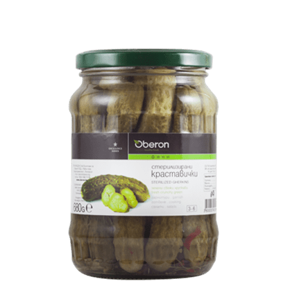 Oberon Pickles 680 g. 12 pcs. 6-9 cm