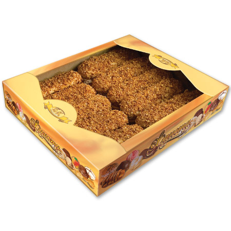 Zhaneta Bishkota with peanuts 12 pcs./box.