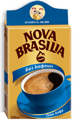 New Brazil coffee 100g. Decaffeinated