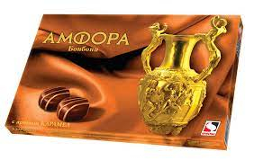 Chocolate candies Amphora caramel 20 pcs./box