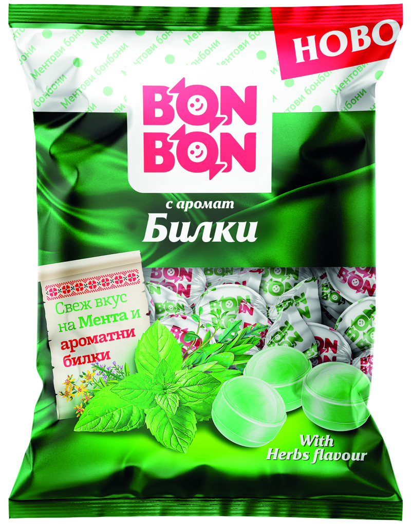 Bonbons Crystal Herbs 80g/40 Stück/Box