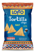 Atıştırmalıklar Loto Tortilla tuzu 85g 15 adet/kutu.