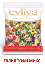 Candy Evlia Toffee mix 1 kg 6 pcs/box