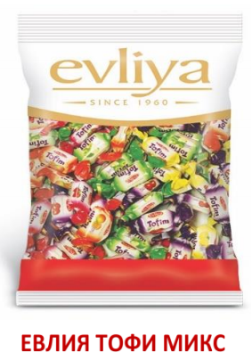 Candy Evlia Toffee mix 1 kg 6 pcs/box