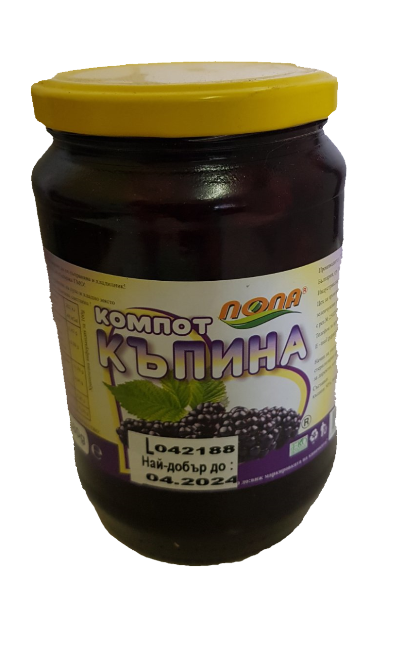 Popa Kompott Brombeeren 680 g 12 Stk./Stapel