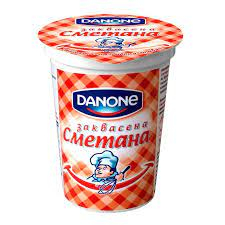 Danon Sour Cream 380 ml 12 pcs/box