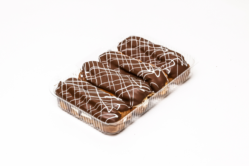 Krasita Eclairs with chocolate 4 pcs. box 9 pcs/box