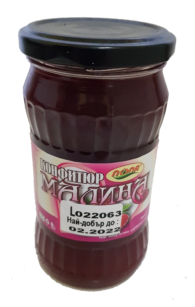 Popa Himbeermarmelade 314 g 12 Stück/Stapel