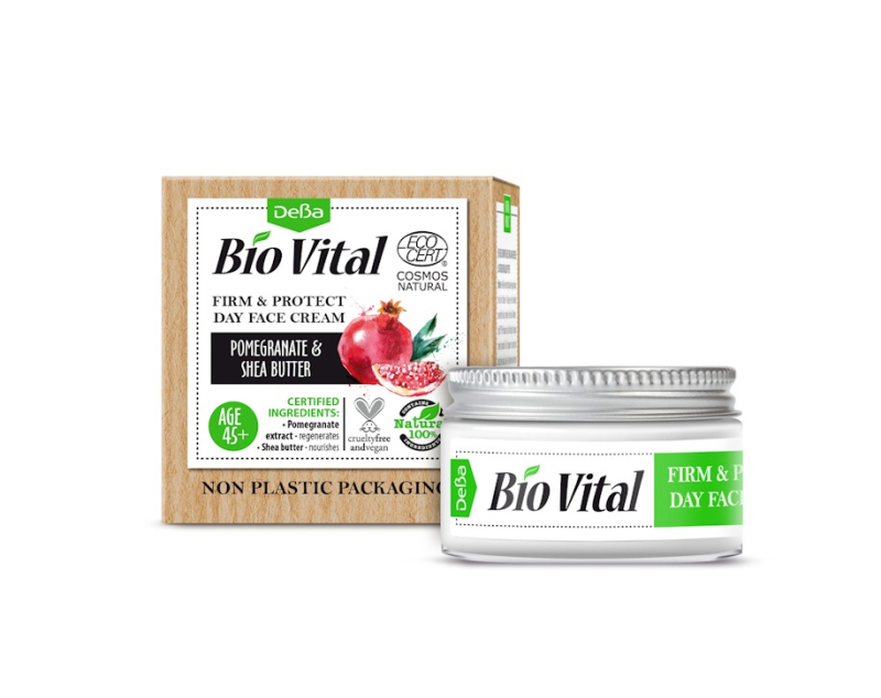 bio vital nar ve karite yağı ile sıkılaştırıcı gündüz yüz kremi 50 ml