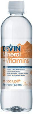 Devin Water with vitamins tropical peach 425 ml 6 pcs/stack