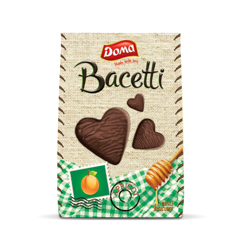 Doma Mendenki Bacchetti 150 g Aprikose 12 Stück/Karton