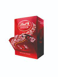 Çikolatalı şekerlemeler Lindor süt kutusu 1kg