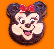 Demeter Pastası #633 Minnie Mouse/kafa/yazılı