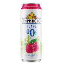 Bier Pirinsko Bodro Himbeere 0% 500 ml 12 Stk./Stapel