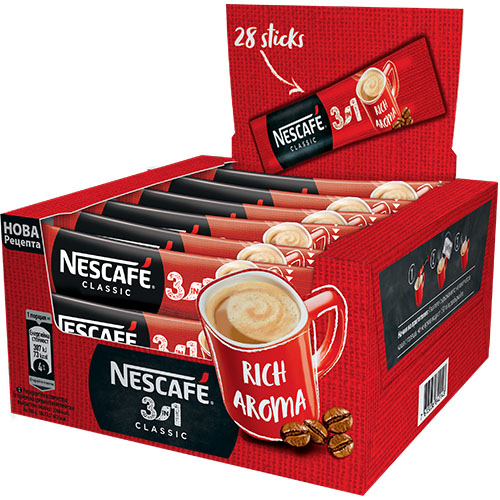 NES Coffee 3 in 1 Classic 28 Stk./Karton 10 Kartons/Karton