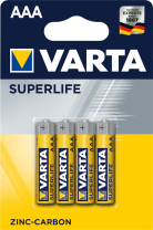 Varta Batteries Zinc. AAA 4 pcs/blister 12 blisters/box