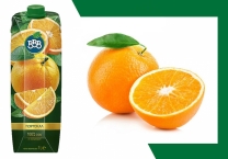 Сок ВВВ 1л. коробка Апельсин 100% 12 шт./стек