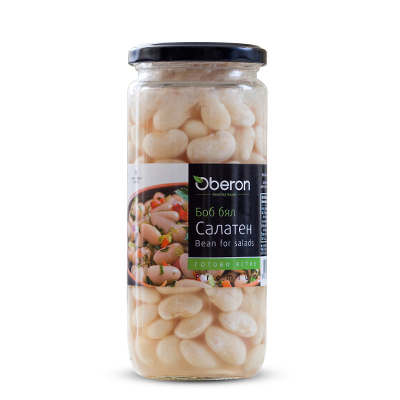 Oberon Weißer Bohnensalat 470g. 6 Stück/Stapel