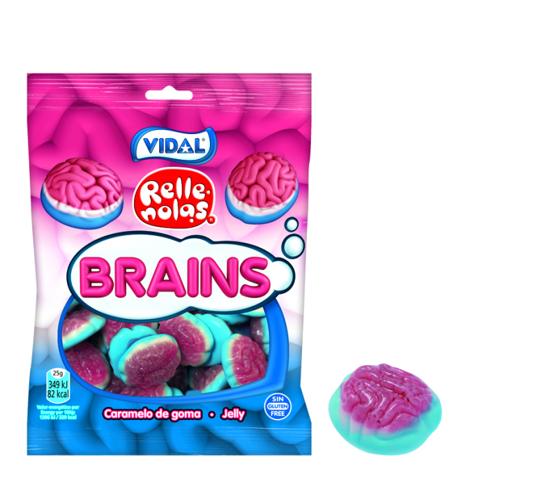 Jellied b-ni Brains Vidal 100 g 14 pcs/box