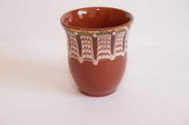 Ceramics Cup 250 g Trojan pattern