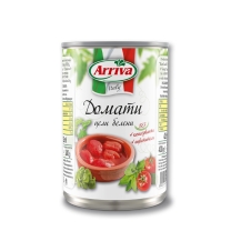 Ariva-Tomaten geschält, ganz /Metallbox/400 g 24 Stück/Stapel