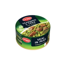 Compass Veal with peas 420 g. 24 pcs./box