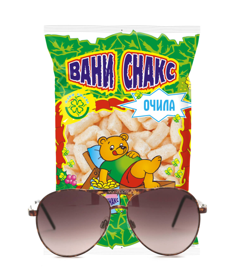 Vani snacks GLASSES 20 pcs./can. (price per sack)