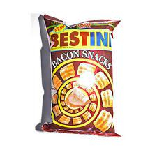 Snacks Bestini bacon large 80 g. 20 pcs./box