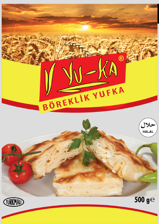 Turkish pie crusts 500 g YU-KA 20 pcs/box