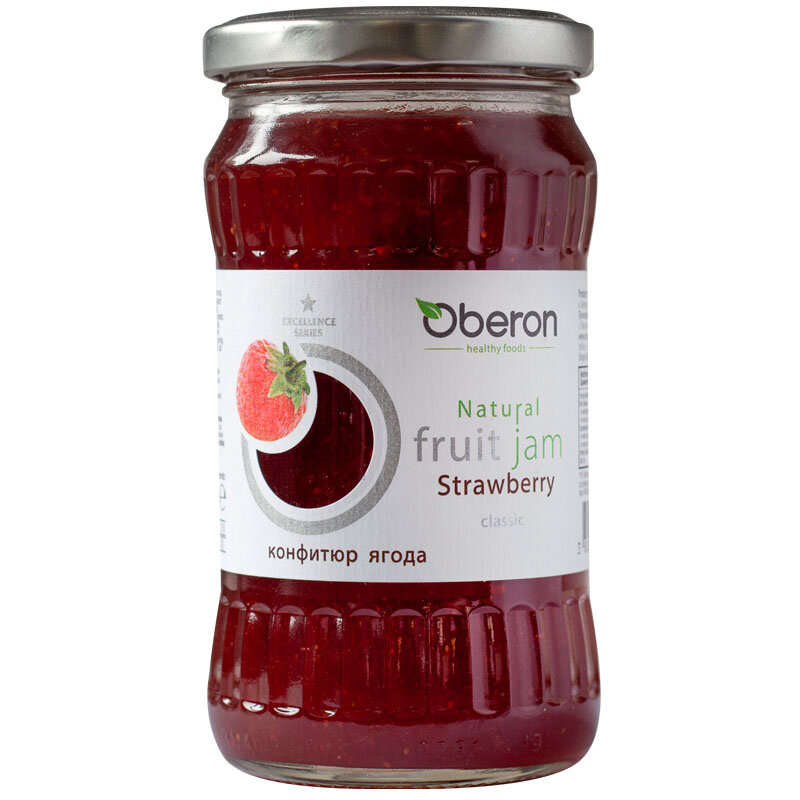 Oberon Strawberry jam 350 ml 12 pcs/stack