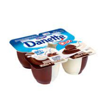 Danone Danet duo Chocolate and milk 4 pcs x 70 g /price for 4 pcs/