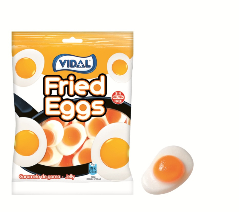 Jellied b-ni Fried Eggs Vidal 100 g 14 pcs/box