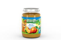 Bebelan Fruit puree Apples and Peaches /without sugar/ 4+ 190 g 6 pcs/stack