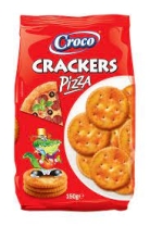 Cracker Croco PIZZA 150g 12 pcs./box